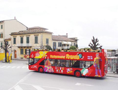 Sightseeing Bus Tour Hop on Hop off Florence