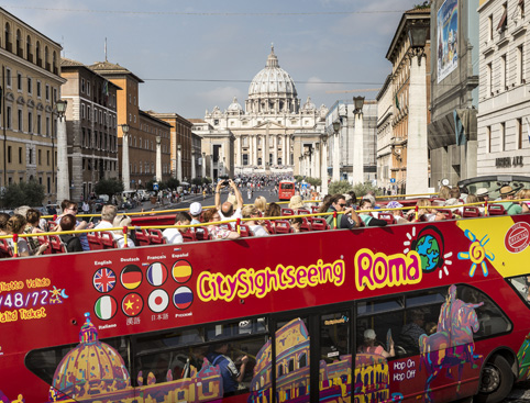 Sightseeing Bus Tour Hop on Hop off Rome