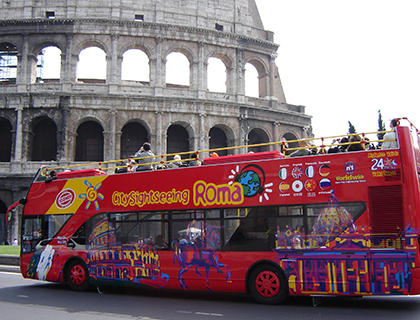 Colosseum Skip The Line Entry + 24hr Hop on Hop off Sightseeing Bus